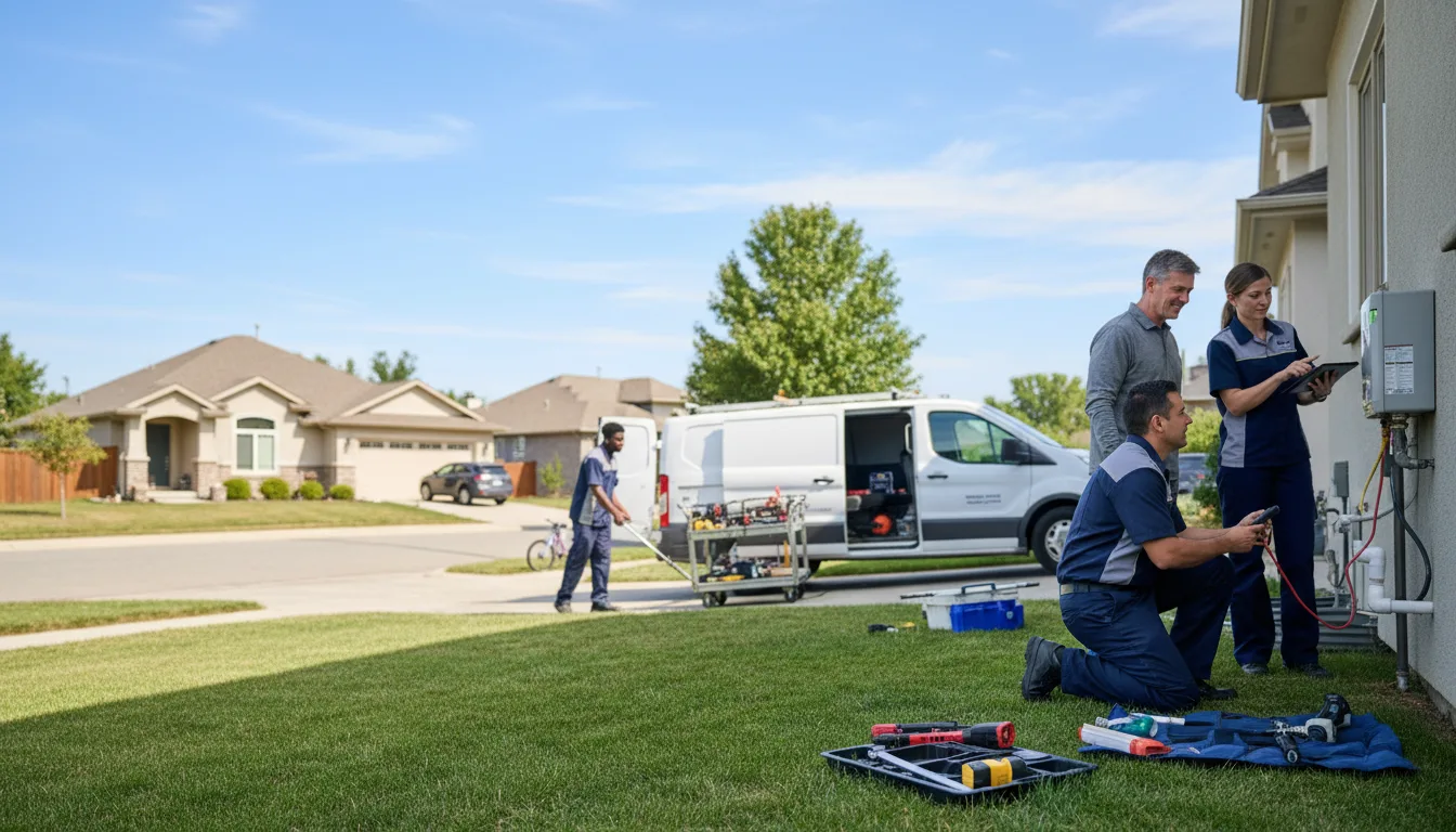 Tankless water heater service in Max, NE